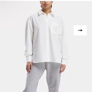 Reebok x Anine Bing White Tailored Shirt Size Medium